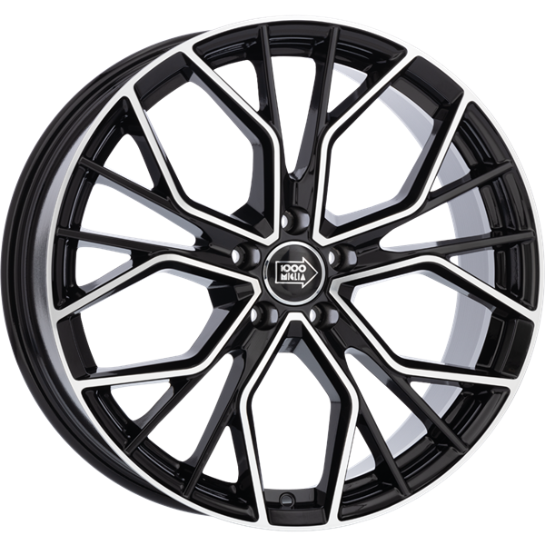 Mille Miglia MM1020 Black Polished 8,50x19 5x114,30 ET40,00