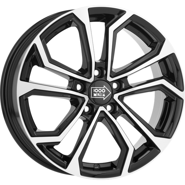 Mille Miglia MM1025 Black Polished 7,50x17 5x114,30 ET40,00