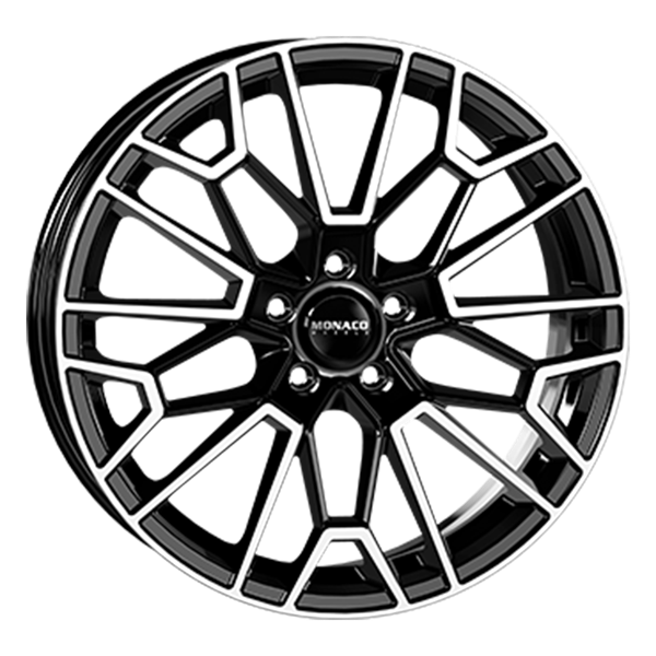 MONACO WHEELS Grand Prix 13 Black Polished 8,00x18 5x112,00 ET30,00