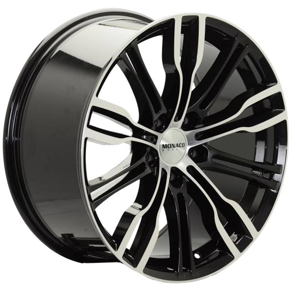 MONACO WHEELS Grand Prix 8 Black Polished 8,00x19 5x120,00 ET32,00