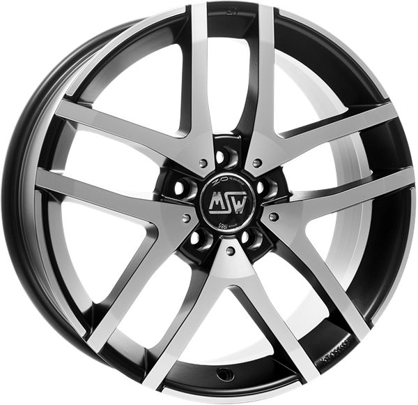 MSW 28 Matt Black Polished 7,50x18 5x112,00 ET44,00