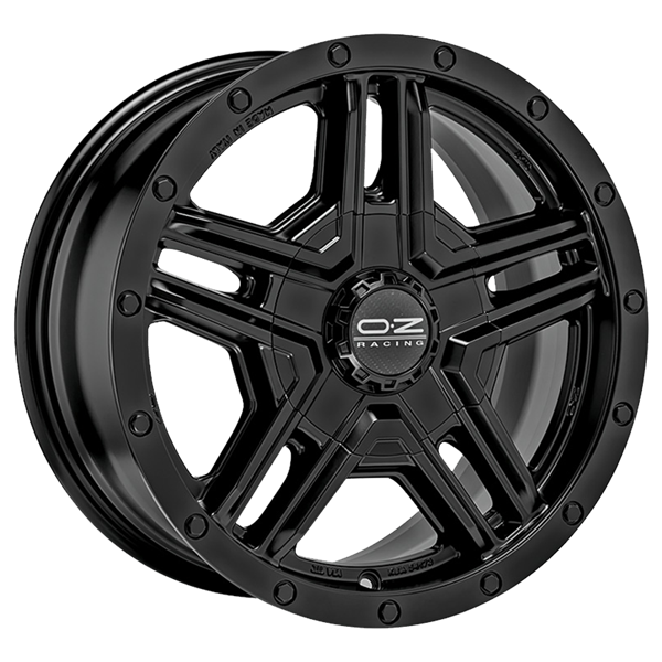 OZ RALLY ADVENTURE MATT BLACK 8,00x17 5x108,00 ET35,00