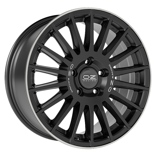 OZ RALLY DESERT MATT BLACK DIAMOND LIP 8,00x18 5x112,00 ET35,00