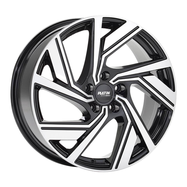 PLATIN Wheels P 114 Black Polished 8,00x18 5x108,00 ET43,00