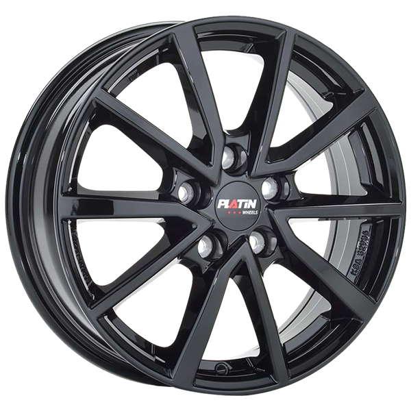 PLATIN Wheels P 95 Black Gloss 6,00x16 5x100,00 ET45,00