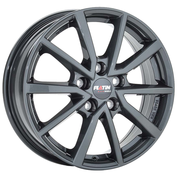 PLATIN Wheels P 95 Dark Grey 6,00x16 5x100,00 ET45,00