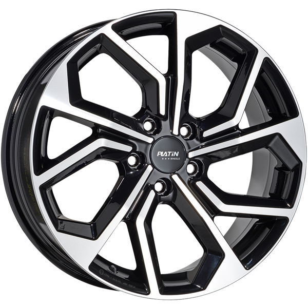 PLATIN Wheels P 97 Black Polished 6,50x16 5x112,00 ET46,00