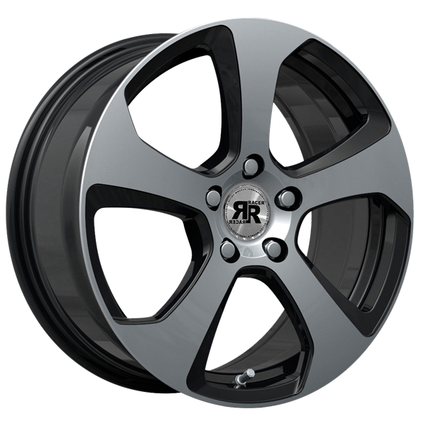 Racer FIVE Black Polished 7,50x17 5x108,00 ET35,00