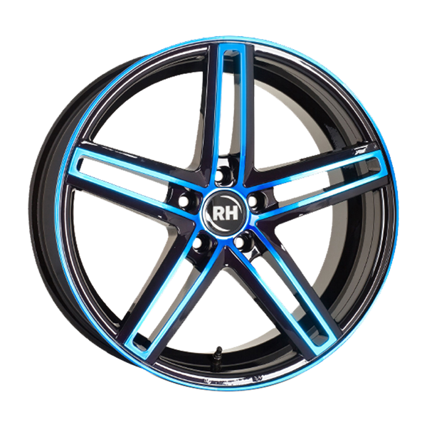 RH Alurad DG Evolution Black Polished Blue 8,00x18 5x112,00 ET45,00