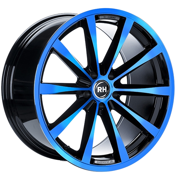 RH Alurad GT Rad Black Polished Blue 9,00x21 5x130,00 ET55,00