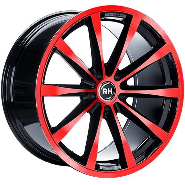 RH Alurad GT Rad Black Polished Red 11,00x19 5x130,00 ET48,00