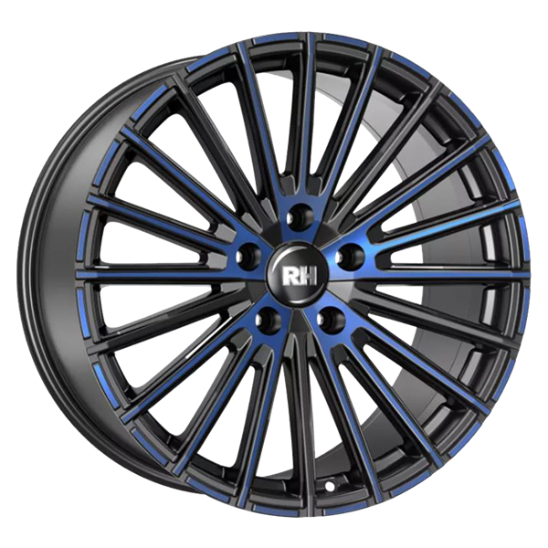 RH Alurad WM Flowforming Black Polished Blue 10,00x20 5x112,00 ET40,00