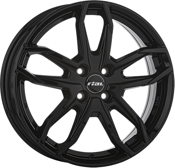 RIAL Lucca Black Gloss 6,50x17 4x100,00 ET45,00