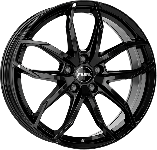 RIAL Lucca Black Gloss 8,00x18 5x115,00 ET45,00