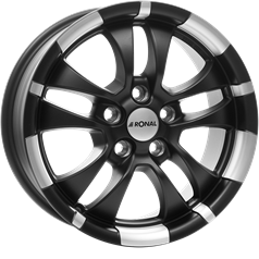 Ronal R59 Jetblack Matt Lip Diamond