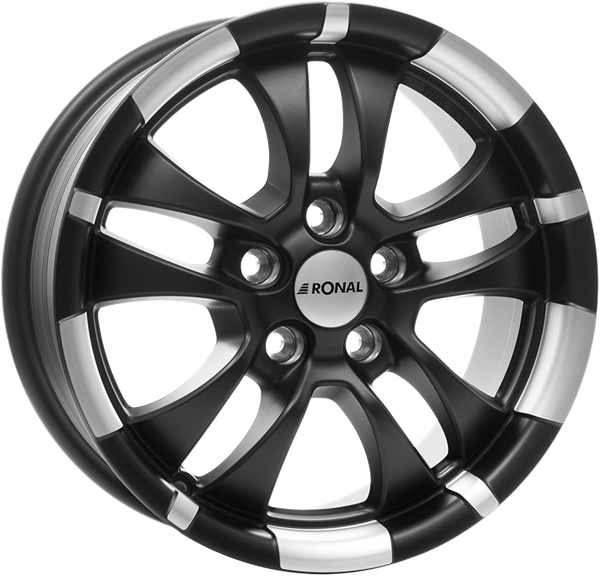 Ronal R59 Jetblack Matt Lip Diamond 7,00x16 5x100,00 ET38,00