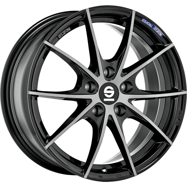 Sparco Trofeo 5 Black Polished 8,00x18 5x120,00 ET29,00