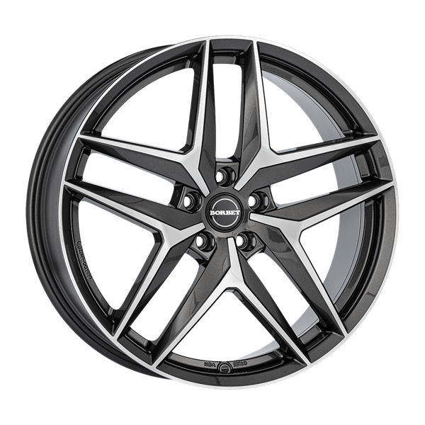 Borbet Z anthracite polished 7,50x18 5x112,00 ET40,00