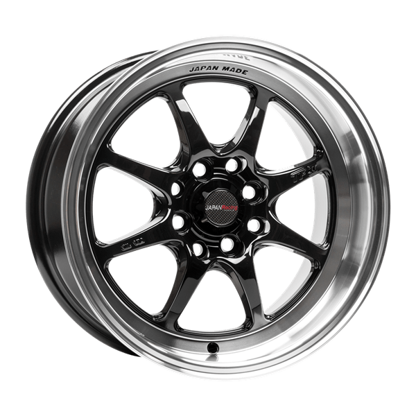 Japan Racing TF2 Black 7,50x15 4x100,00 / 4x114,30 ET30,00