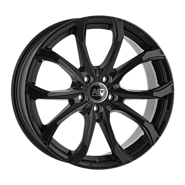 MSW 48 Matt Black 7,50x17 5x108,00 ET45,00