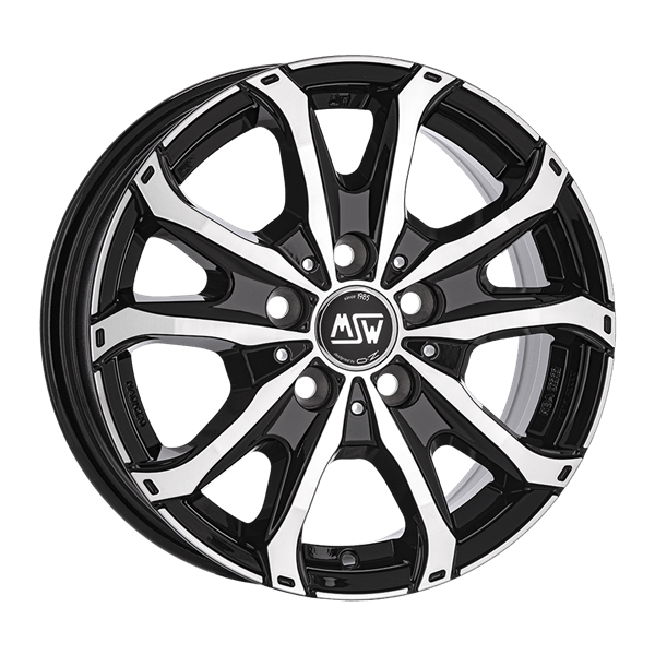 MSW 48 VAN Black Polished 7,00x16 5x108,00 ET39,00