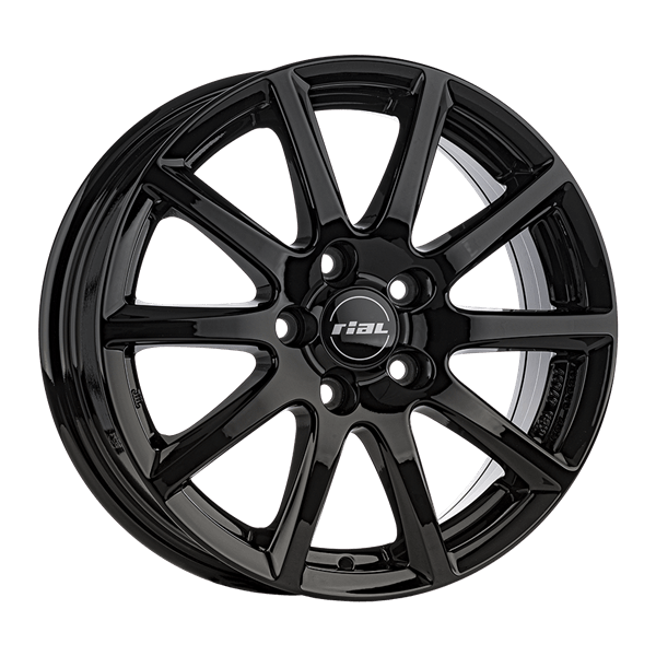 RIAL Milano Black Gloss 7,50x18 5x114,30 ET39,00