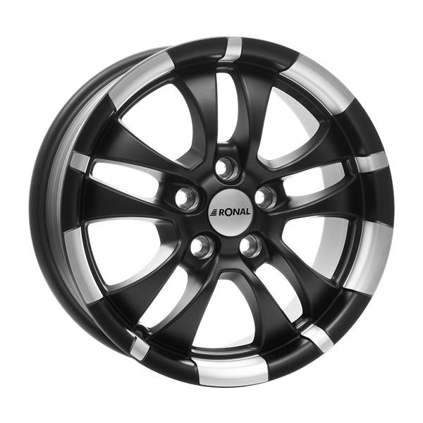Ronal R59 Jetblack Matt Lip Diamond 7,00x16 5x100,00 ET38,00