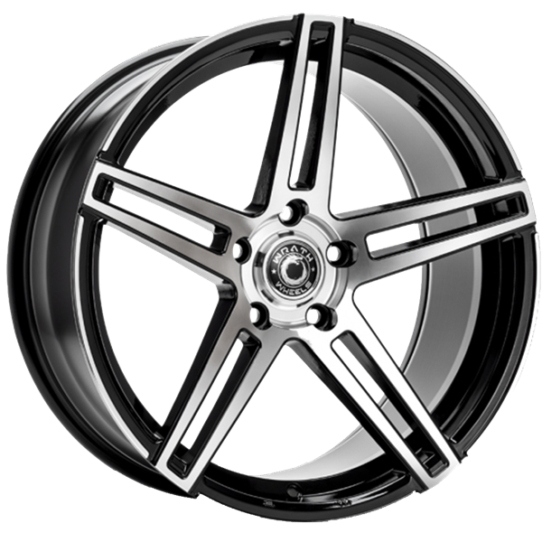 WRATH WHEELS WF-1 Black Polished 9,00x18 5x120,00 ET40,00