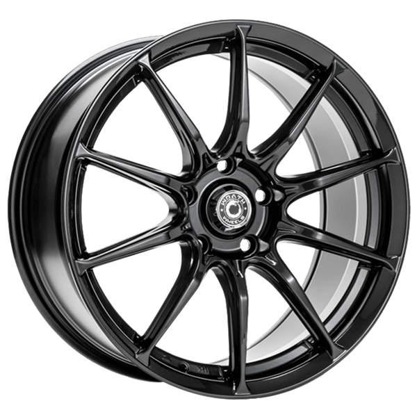 WRATH WHEELS WF-12 Black Gloss 8,50x18 5x112,00 ET45,00