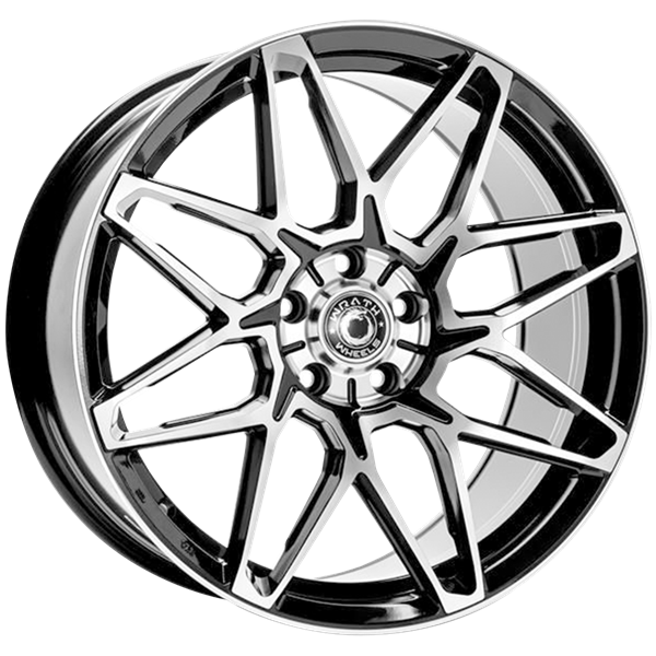 WRATH WHEELS WF-6 Black Polished 8,00x18 5x112,00 ET42,00