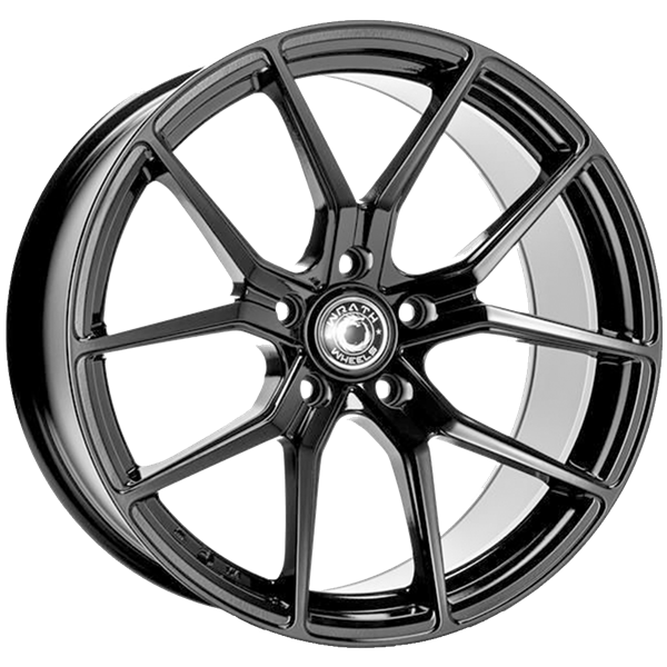 WRATH WHEELS WF-7 Black Gloss 8,50x19 5x108,00 ET40,00