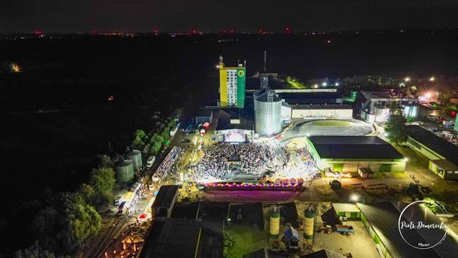 widok z lotu praka na tor w Kietrzu