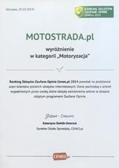 Ranking Sklepów Zaufane Opinie Ceneo.pl 2014