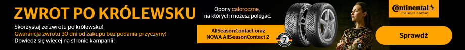 Kup komplet opon Continental i odbierz gotówkę!
