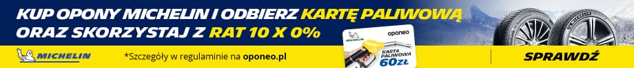 Kup komplet opon Michelin i odbierz kartę paliwową!