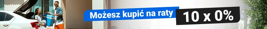Możesz kupić na raty 10 x 0%