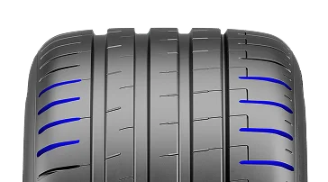  tyre image showcasing designed features