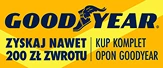 Kup komplet opon całorocznych lub letnich marki Goodyear, a następnie wypełnij formularz by otrzymać nawet 200zł! Wejdź na stronę i dowiedz się więcej o promocji!