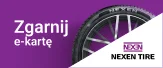 Kup komplet opon letnich lub całorocznych Nexen i otrzymaj e-kartę podarunkową do CentrumRowerowego.pl. Wejdź na stronę i dowiedz się więcej o promocji!