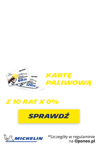 Kup opony Michelin zimowe lub całoroczne i odbierz kartę paliwową 60 lub 120 zł. Skorzystaj z rat 0%! Wejdź na stronę i dowiedz się więcej o promocji!