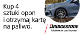 Kup komplet opon całorocznych Turanza All Season 6 lub letnich Turanza 6 marki Bridgestone i otrzymaj kartę paliwową oraz skorzystaj z rat 10 x 0%! Wejdź na stronę i dowiedz się więcej o promocji!