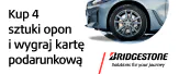 Kup komplet opon zimowych Blizzak 6 marki Bridgestone, a następnie odpowiedz na pytanie by wziąć udział w konkursie o nawet 1 500 zł! Wejdź na stronę i dowiedz się więcej o konkursie!