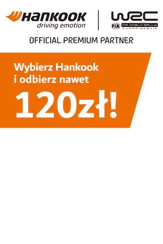 Kup komplet opon zimowych lub całorocznych Hankook, otrzymaj e-kartę do CentrumRowerowe.pl. Wejdź na stronę i dowiedz się więcej o promocji!