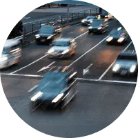 Prędkości jazdy w centrum i w granicach miasta