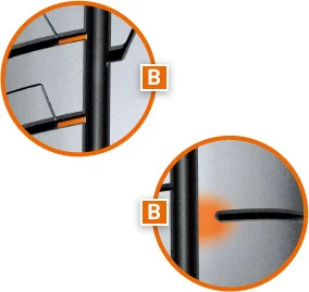 Polowa glebokosci i zamkniety rowek