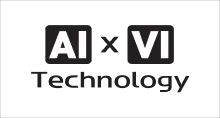 Logo technologii Artificial Intelligence x Virtual Intelligence