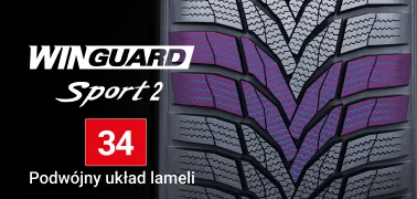 Bieżnik Winguard Sport 2 z podwójnym układem lameli