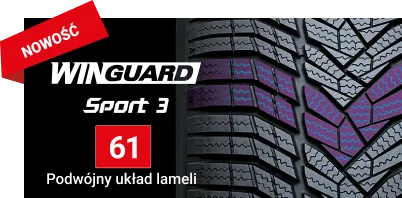 Bieżnik Winguard Sport 3 z podwójnym układem lameli