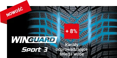 Bieżnik Winguard Sport 3 z ulepszonymi kanałami odprowadzającymi wodę i śnieg