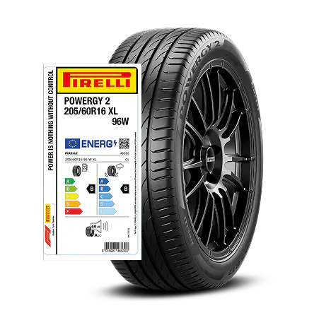 Etykieta ekologiczna opony Pirelli Powergy 2